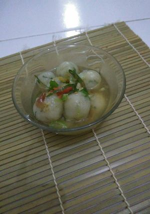 Foto resep Cilok kenyal kuah pedas