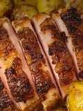 Picanha suína na air fryer