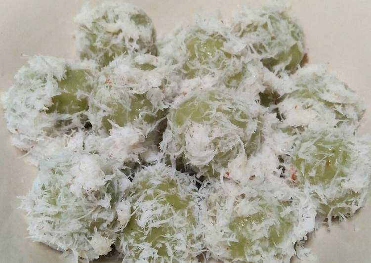 resep cara membuat Klepon Pandan