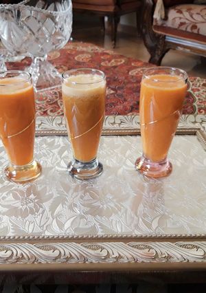 صورة لوصفة عصير #جزر #تفاح وجزر
