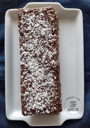Una foto de Turrón de avena y chocolate