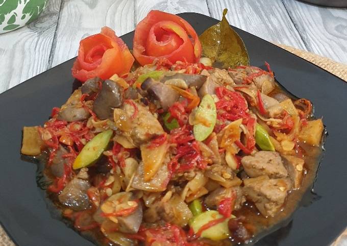 127. SAMBEL GORENG REMPELO ATI (hati ampela) TANPA SANTAN