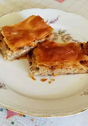 Φωτογραφία της συνταγής Κρεμμυδόπιτα με πλιγούρι