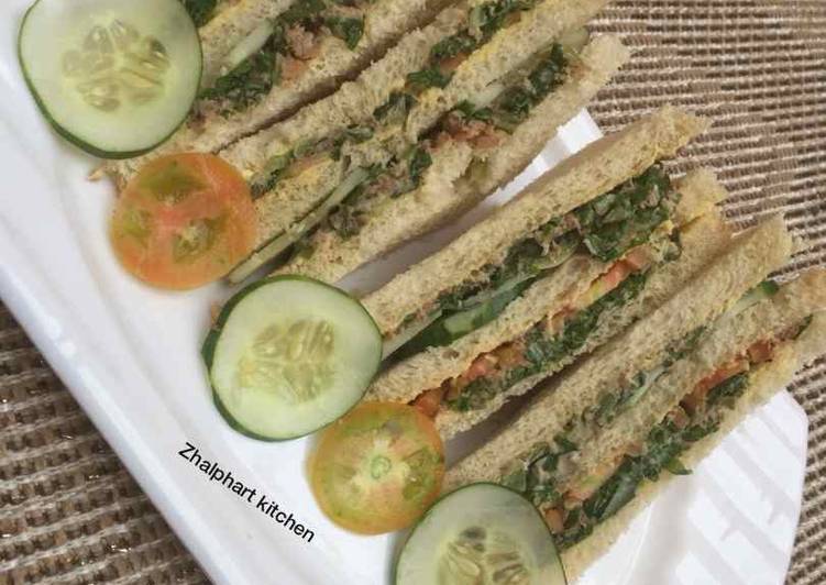 Recipe of Perfect Sardine sandwich