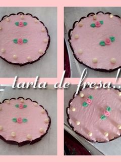 Una foto de Tarta de fresa sencilla