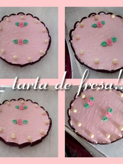 Foto principal de Tarta de fresa sencilla