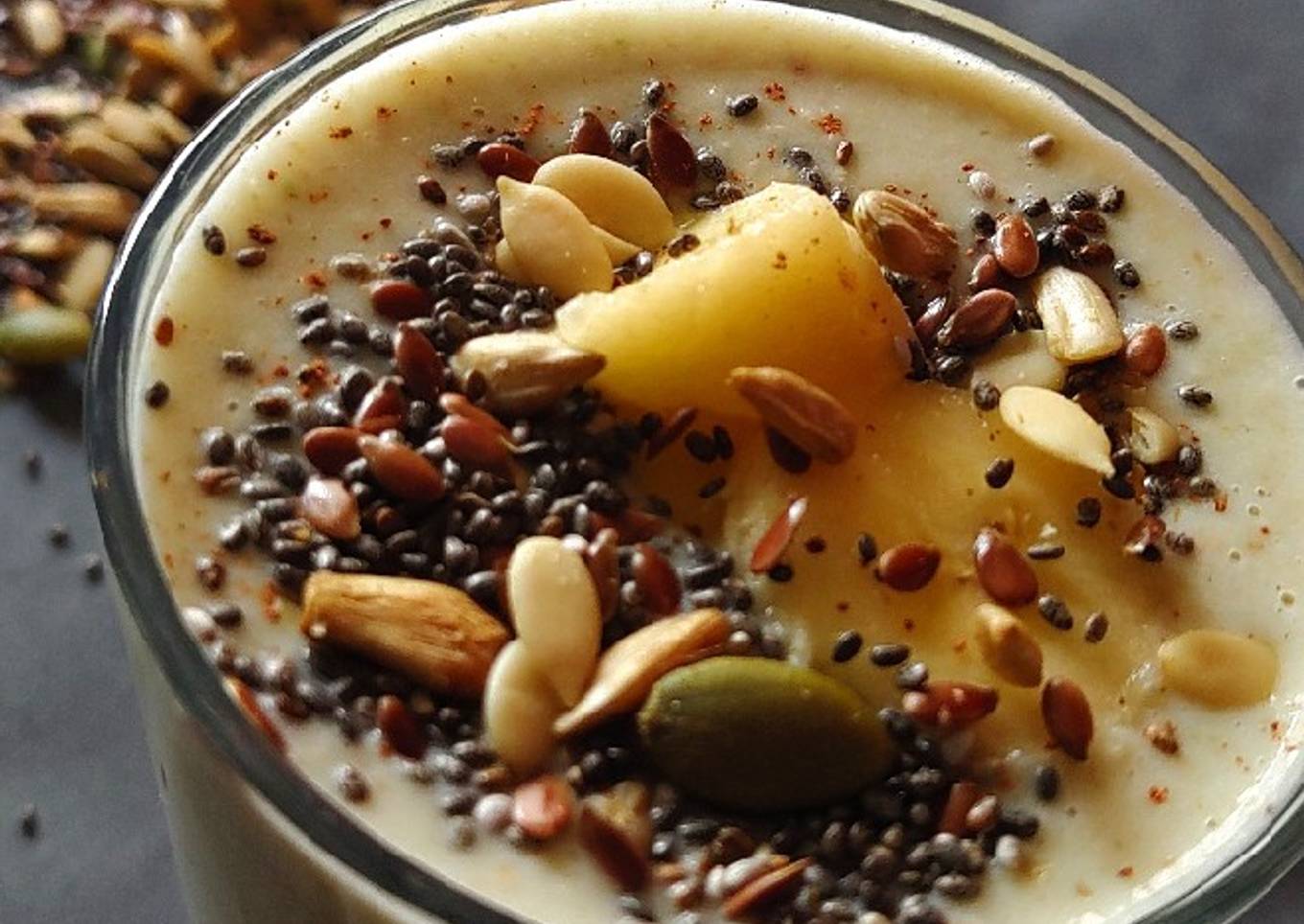 Banana oats smoothie