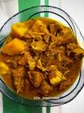 Raw Jackfruit Curry (Enchor Dalna)