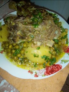 صورة لوصفة جلبانة باللحم