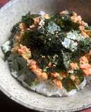 Canned Salmon Wasabi Miso Rice Bowl