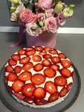 🍓 Sütés nélküli epres mascarponés torta 🍰