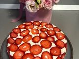 🍓 Sütés nélküli epres mascarponés torta 🍰