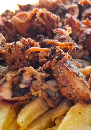 Una foto de Choquitos fritos