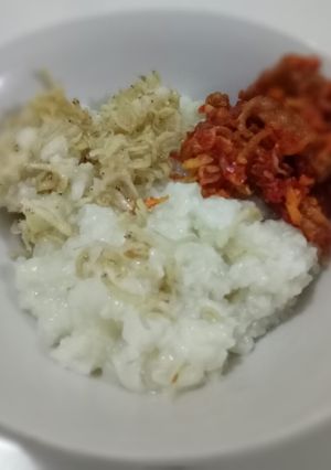 Foto resep Bubur beras magicom endes