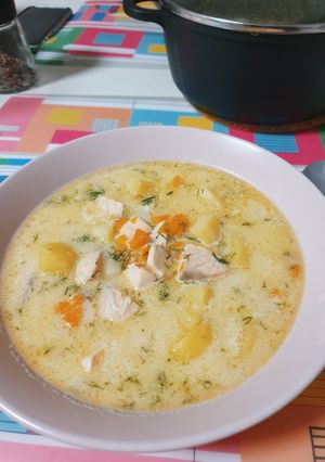 Hình của món Súp cá hồi Phần Lan (Lohikeitto).