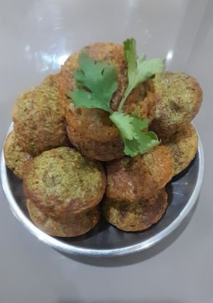 A picture of Whole moong vegetable paniyaram (south indian starters).