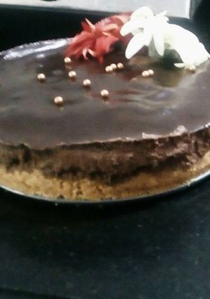 A picture of Chocolate cheesecake.