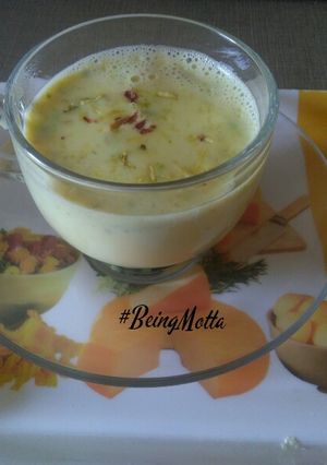 A picture of Kesari Badam Pista Milk.