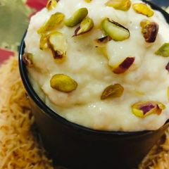 A picture of Sweet varmicelli with custard Rabadi.