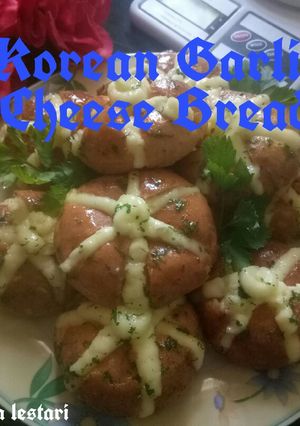 Foto resep Korean Garlic Cheese Bread