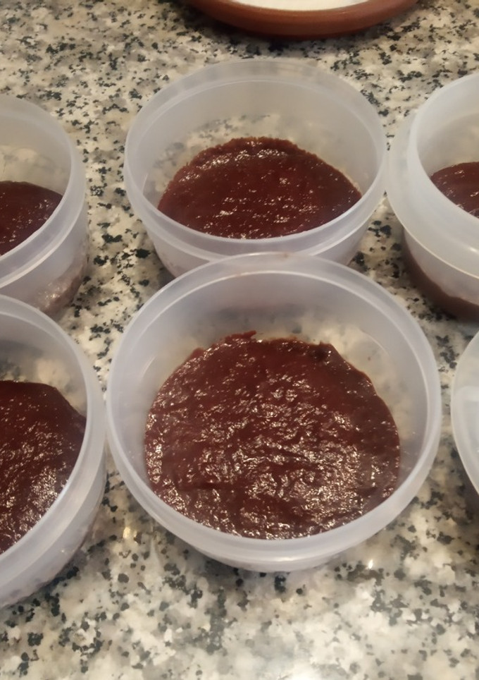 Una foto de Tarta de chocolate y manzanas