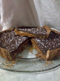 Una foto de Tarta de chocolate y dulce de leche