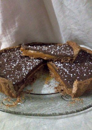 Una foto de Tarta de chocolate y dulce de leche
