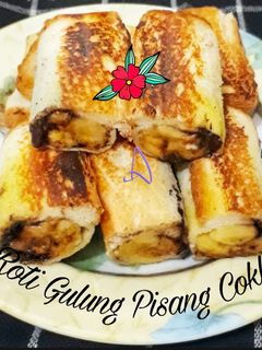 Foto resep Roti Gulung Pisang Coklat