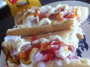 Una foto de salsa hot dog