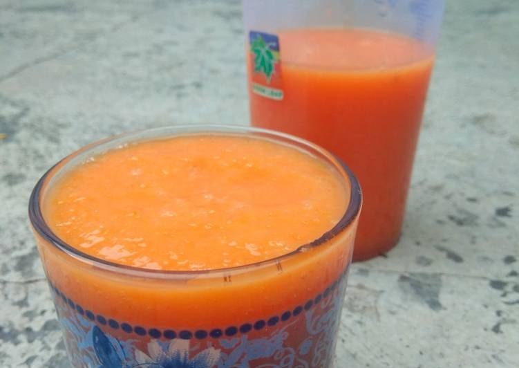 Resep Jus pepaya susu yang Sempurna