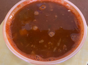 Una foto de Caldo de camarón