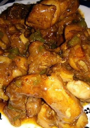 A picture of Gur Glazed Chicken.