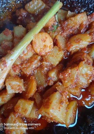 Foto resep 82.Balado kentang campur wortel