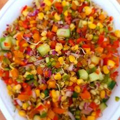 A picture of Healthy salad chat.