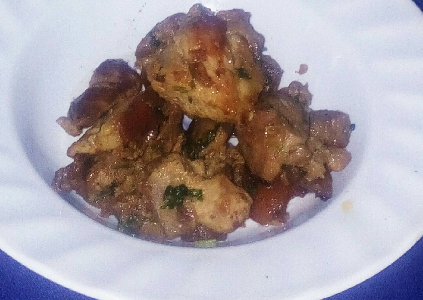 Pan fried pork