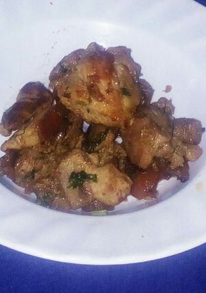 A picture of Pan fried pork.