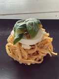 Linguine risottate con mozzarella