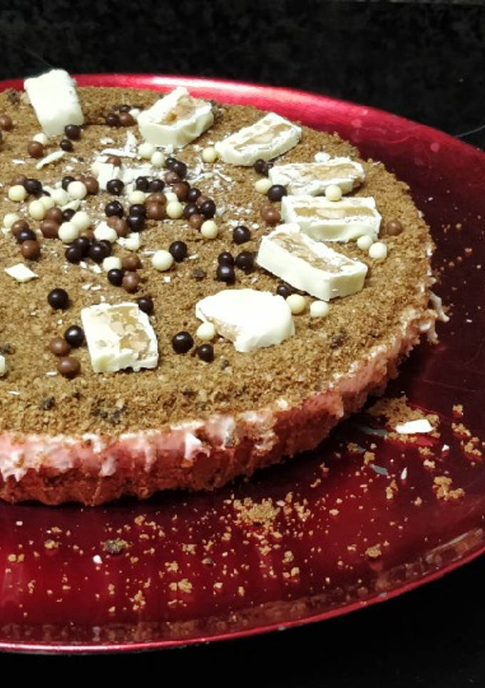 Una foto de Tarta de Snickers
