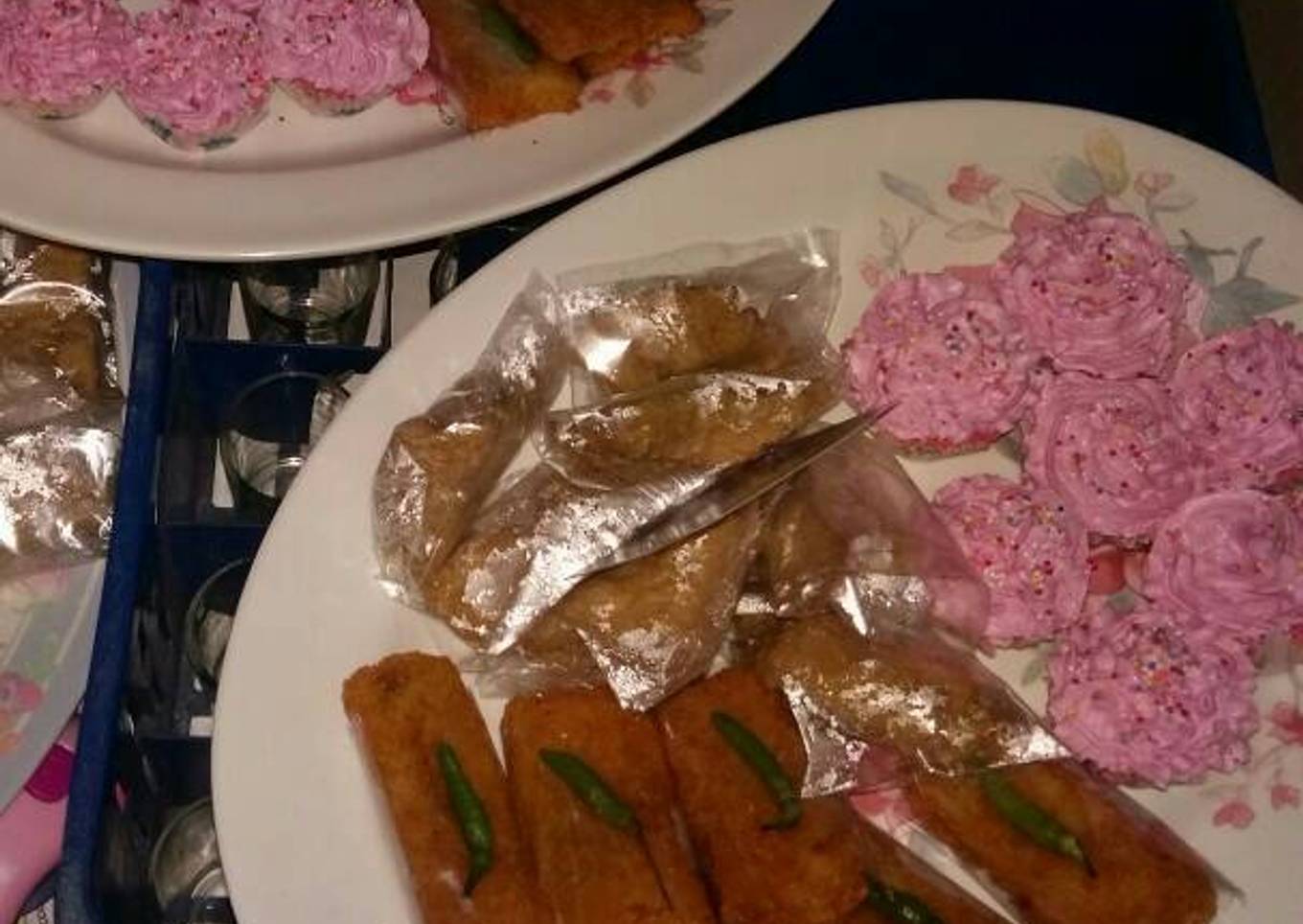 Kulit dadaran dan isi risol rougut ayam wortel kentang