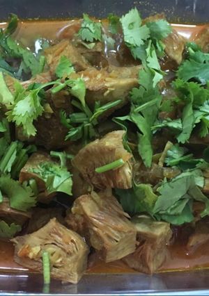 Foto resep Lodeh tewel (kathal ki sabzi/jackfruit curry)