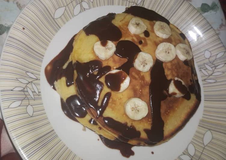 Steps to Prepare Favorite Pancake Cooking Basics for Newbies