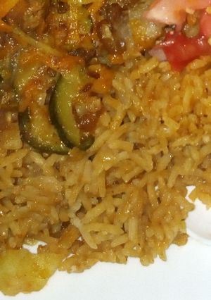 A picture of Vegetable rice.
