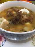 Sopa de ñame y queso