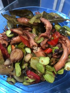 Foto resep Cumi asin pete