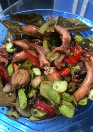 Foto resep Cumi asin pete