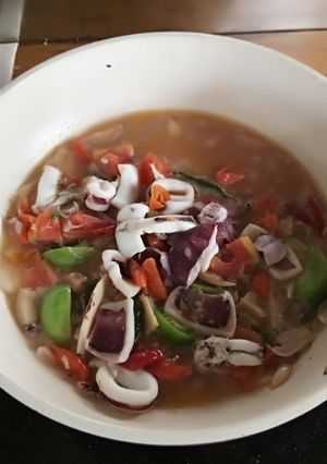 Foto resep Tumis cumi basa