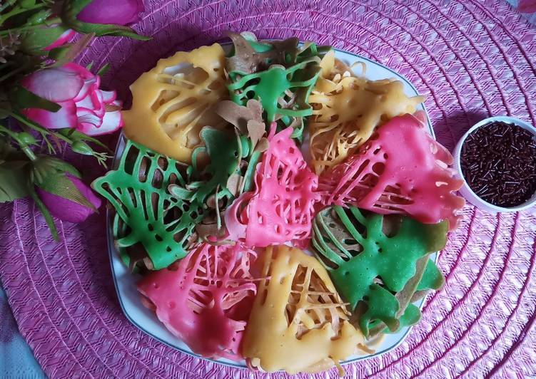 Cara Gampang Membuat 🌈Roti jala simple🌈, Lezat Sekali