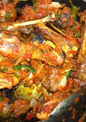 A picture of Peppered chicken.