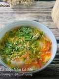 Canh Cá Bớp Nấu Lá Me