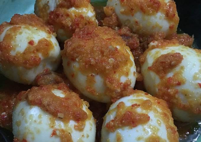 Resep: Telur Balado Simple Yang Mudah